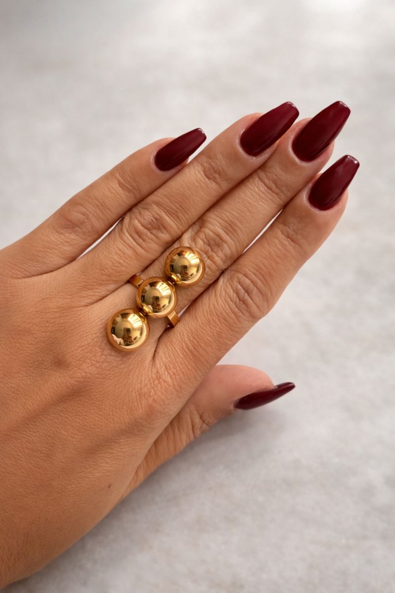 Anillo Tres Esferas